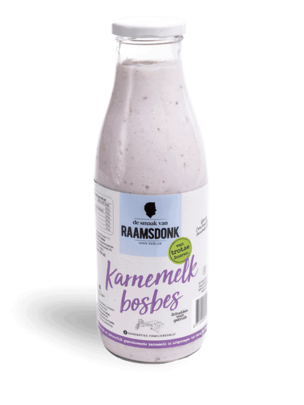 Karnemelk Bosbes - Karnemelk van de boer - Brabant - De smaak van hier