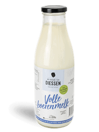 Melk in glazen fles Brabant